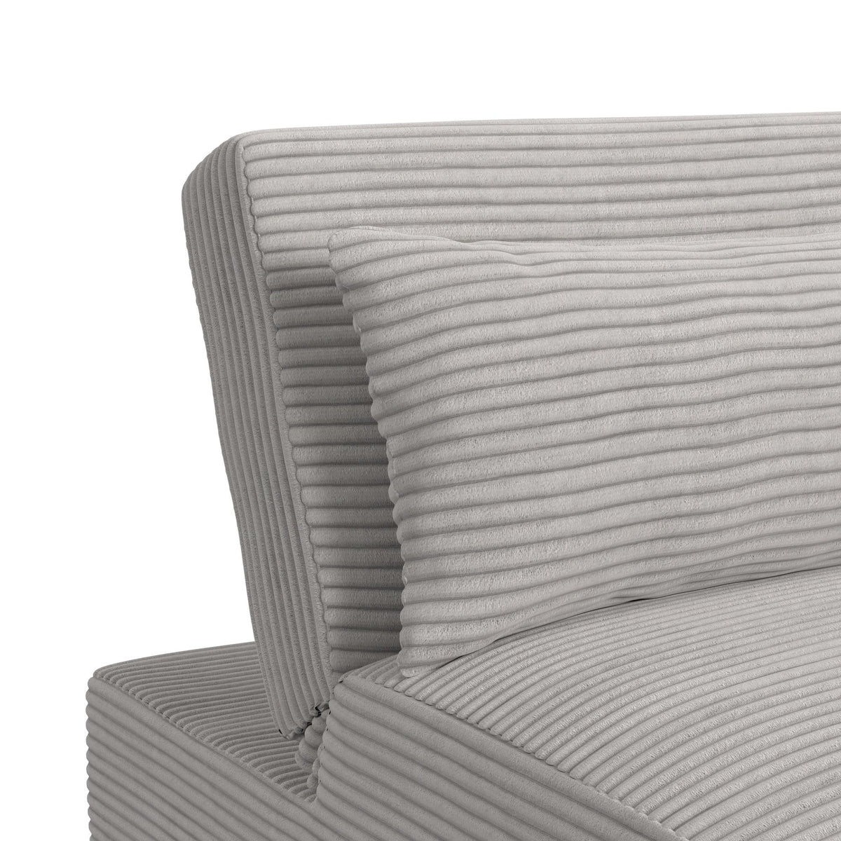 Pluto Chair with kidney pillow, Klik Klak and Pop up in Coronado Grey - Jack’s Furniture and More (Laredo, TX)