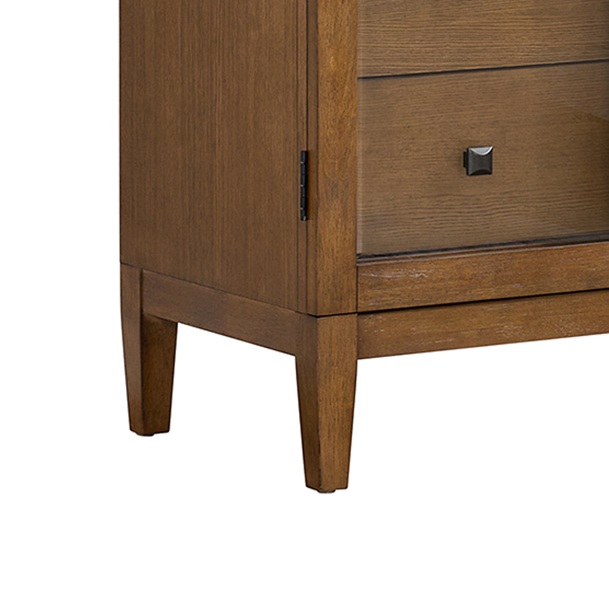 Portico Display Cabinet in Brown Oak - Jack’s Furniture and More (Laredo, TX)
