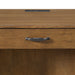 Portico Double Pedestal Desk with Power/USB in Brown Oak - Jack’s Furniture and More (Laredo, TX)