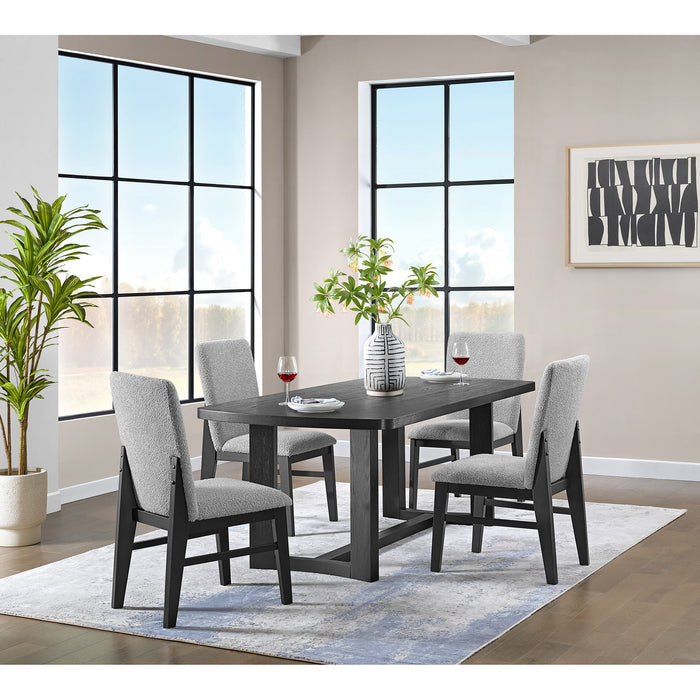 Portland Rectangular Dining Table in Black - Jack’s Furniture and More (Laredo, TX)