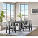Portland Rectangular Dining Table in Black - Jack’s Furniture and More (Laredo, TX)