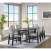Portland Rectangular Dining Table in Black - Jack’s Furniture and More (Laredo, TX)