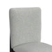 Portland Square Back Counter Stool with Grey Fabric in Black (2 Per Carton) - Jack’s Furniture and More (Laredo, TX)