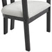Portland Arm Chair with Snow White Fabric in Black (2 Per Carton) - Jack’s Furniture and More (Laredo, TX)