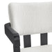 Portland Arm Chair with Snow White Fabric in Black (2 Per Carton) - Jack’s Furniture and More (Laredo, TX)