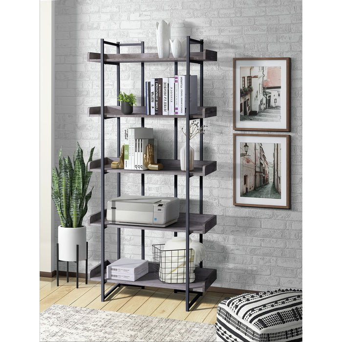 Preston Bookshelf Grey - Jack’s Furniture and More (Laredo, TX)