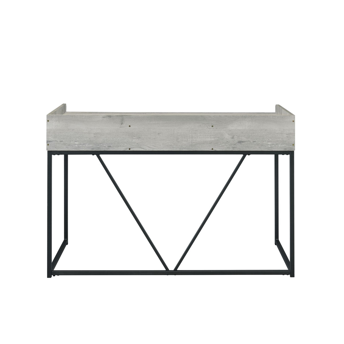 Preston Desk - Grey - Jack’s Furniture and More (Laredo, TX)