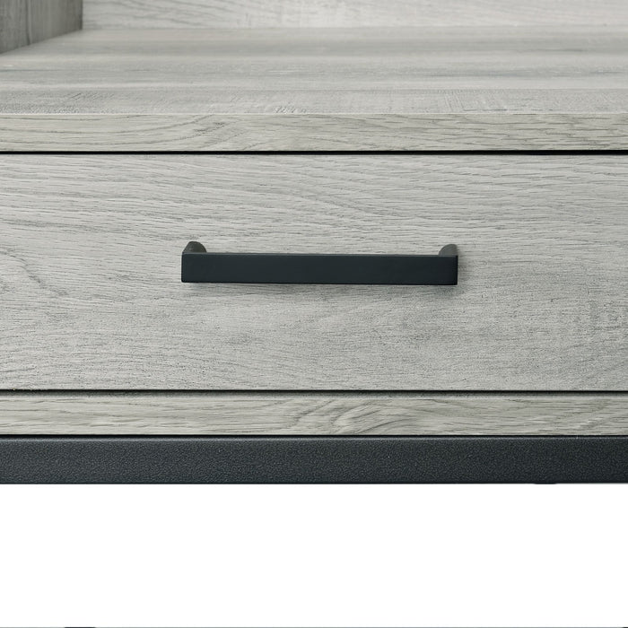 Preston Desk - Grey - Jack’s Furniture and More (Laredo, TX)