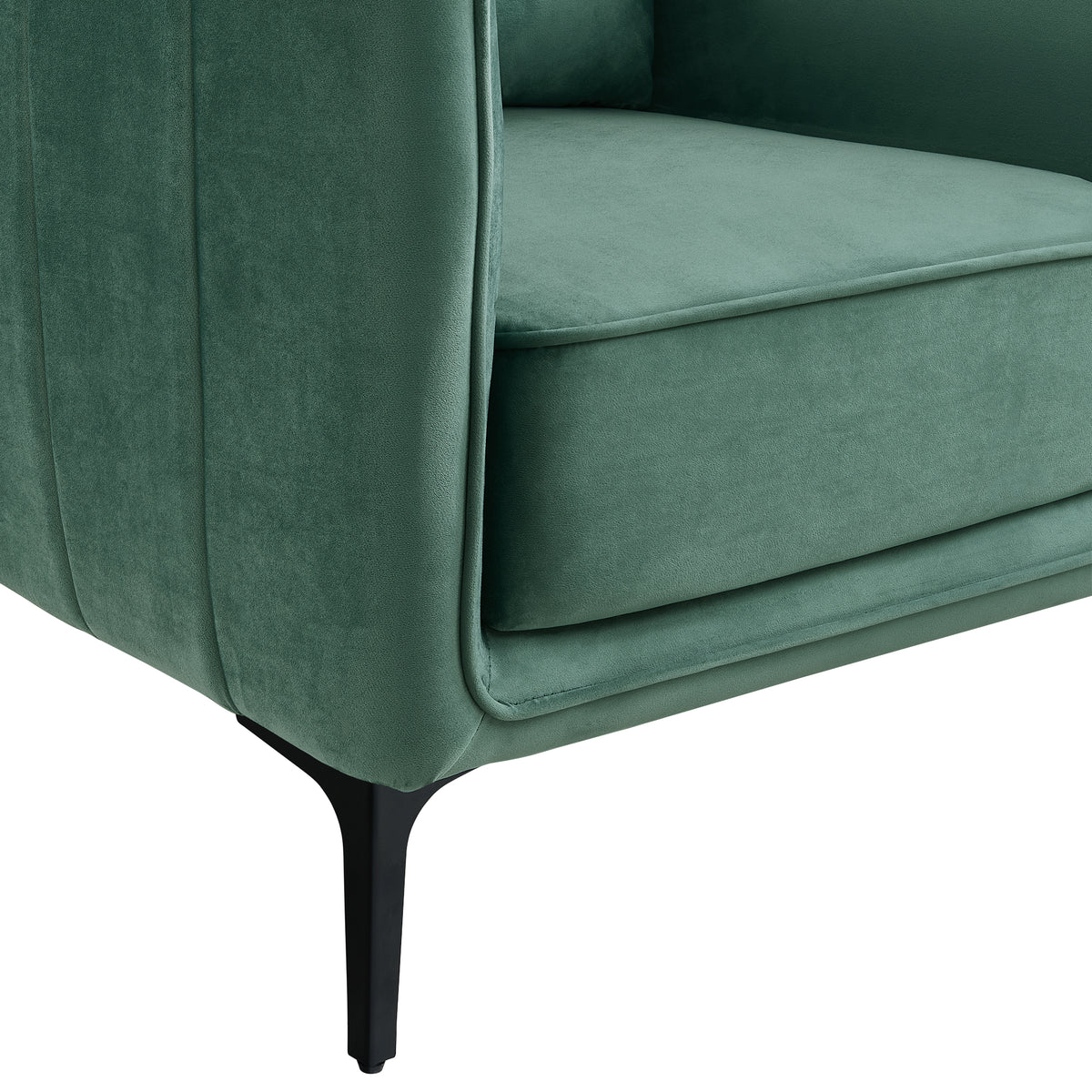 Rae Chair in Lavish 152 Green Velvet - Jack’s Furniture and More (Laredo, TX)
