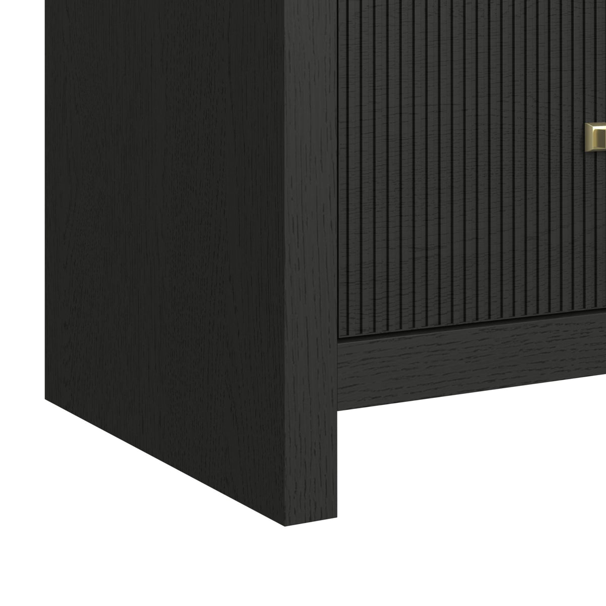 Ridgemont Dresser and Mirror Set in Black with Grain - Jack’s Furniture and More (Laredo, TX)