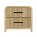 Ridgemont 2-Drawer Nightstand with USB in Natural - Jack’s Furniture and More (Laredo, TX)