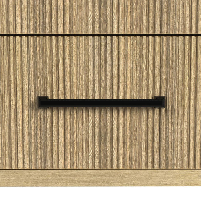 Ridgemont 2-Drawer Nightstand with USB in Natural - Jack’s Furniture and More (Laredo, TX)