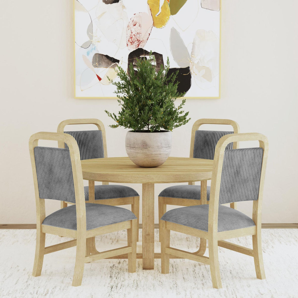 Ridgemont Round Dining Table in Natural - Jack’s Furniture and More (Laredo, TX)