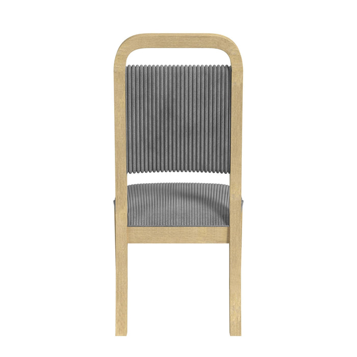 Ridgemont Dining Side Chair with Grey Fabric in Natural (2 Per Carton) - Jack’s Furniture and More (Laredo, TX)