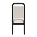 Ridgemont Dining Side Chair with White Fabric in Black with Grain (2 Per Carton) - Jack’s Furniture and More (Laredo, TX)