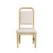 Ridgemont Dining Side Chair with White Fabric in Natural (2 Per Carton) - Jack’s Furniture and More (Laredo, TX)
