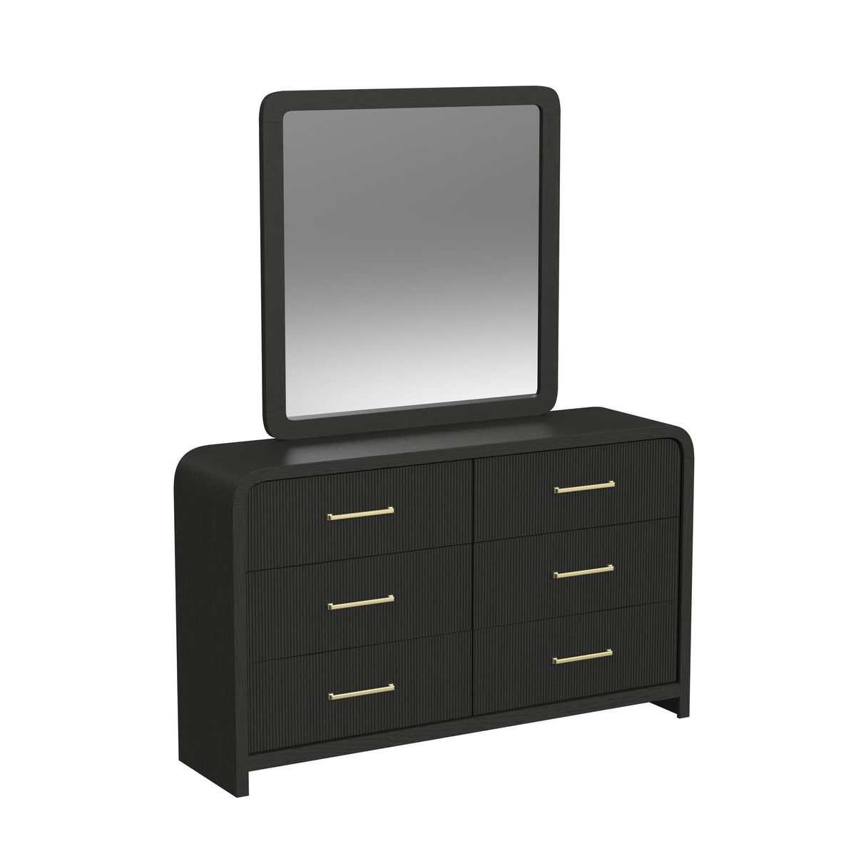 Ridgemont Storage Bedroom Set in Black with Grain - Jack’s Furniture and More (Laredo, TX)