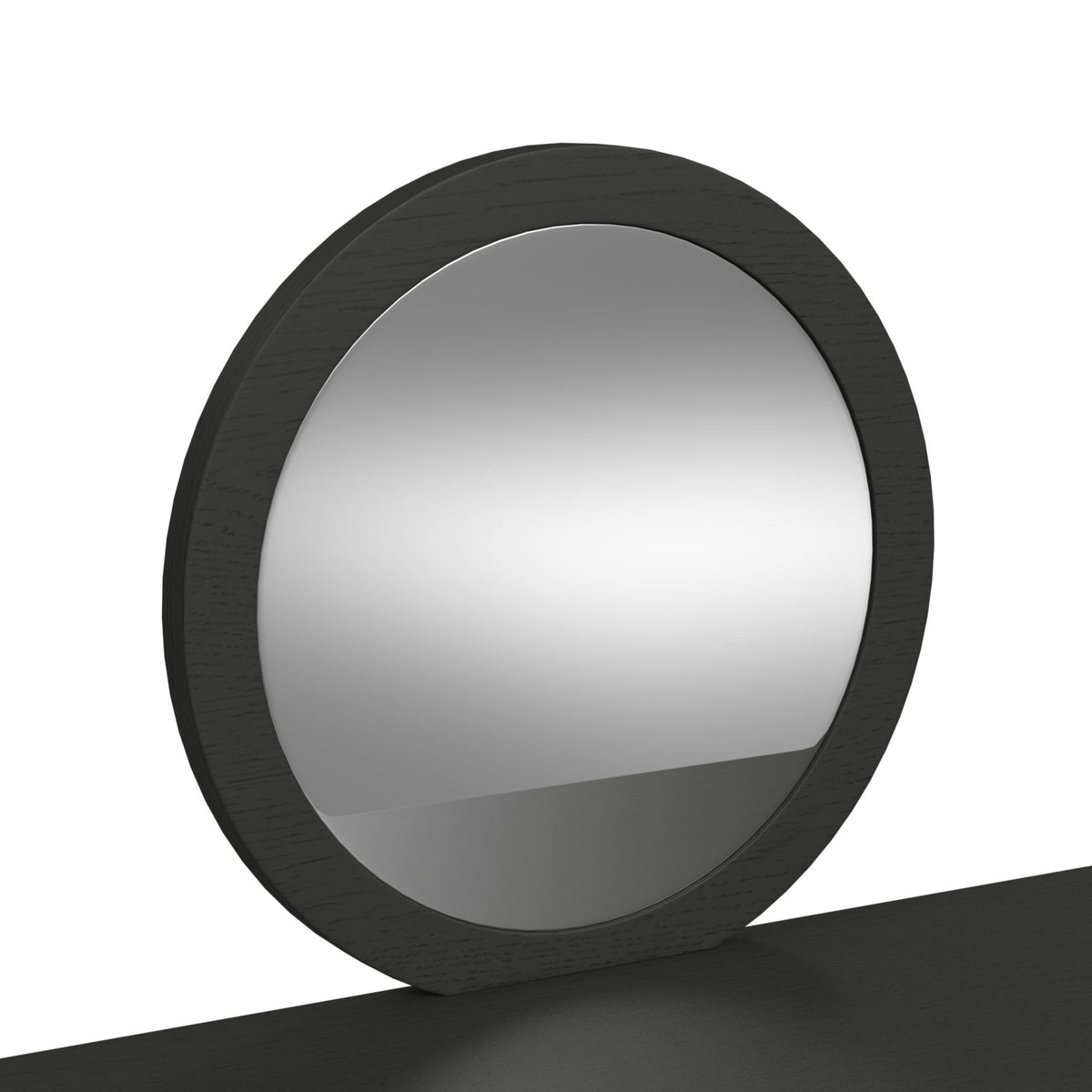 Ridgemont Dressing Table and Mirror in Black with Grain - Jack’s Furniture and More (Laredo, TX)