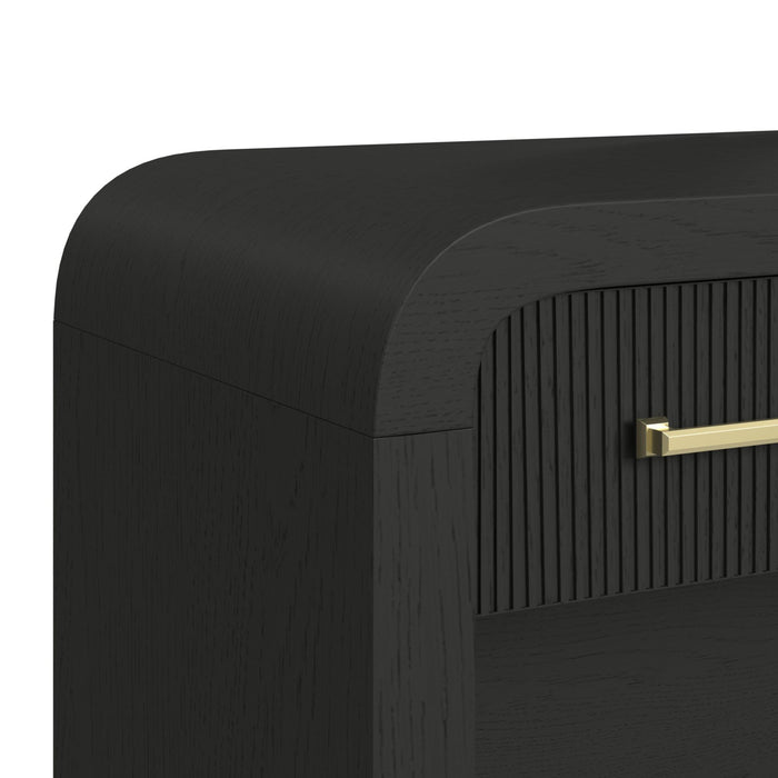 Ridgemont Dressing Table in Black with Grain - Jack’s Furniture and More (Laredo, TX)