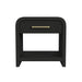 Ridgemont End Table with USB in Black with Grain - Jack’s Furniture and More (Laredo, TX)