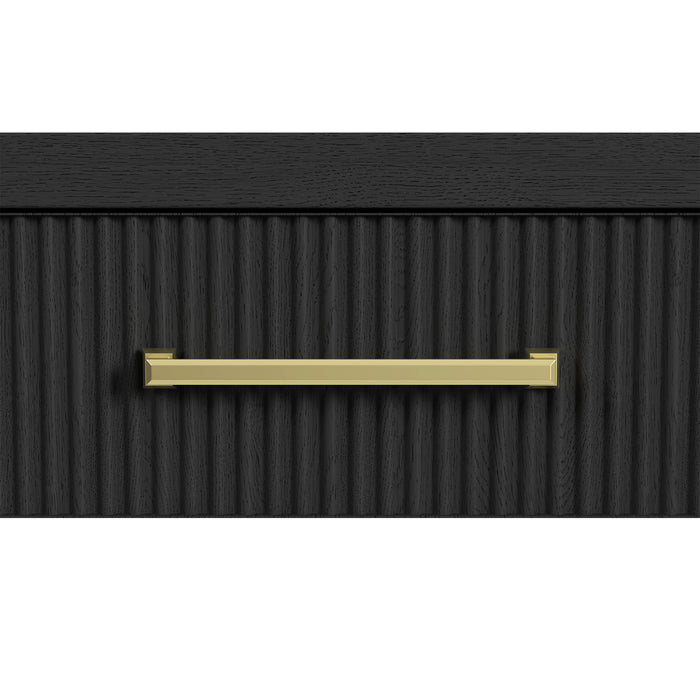 Ridgemont End Table with USB in Black with Grain - Jack’s Furniture and More (Laredo, TX)