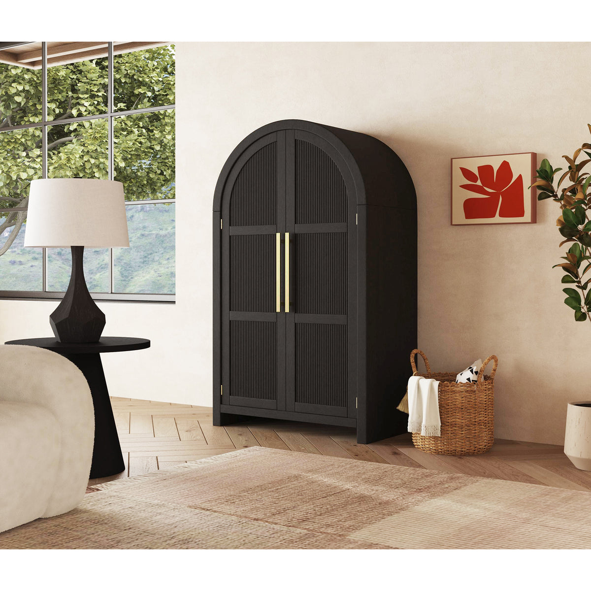 Ridgemont Large Bookcase in Black with Grain - Jack’s Furniture and More (Laredo, TX)