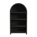 Ridgemont Open Bookcase in Black with Grain - Jack’s Furniture and More (Laredo, TX)