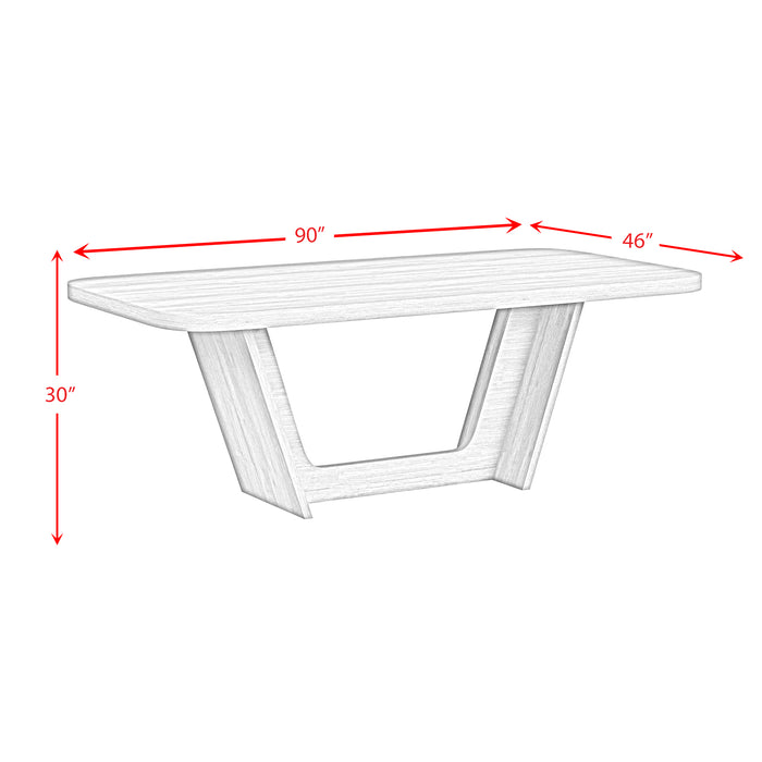 Ridgemont Rectangular Dining Table in Natural - Jack’s Furniture and More (Laredo, TX)