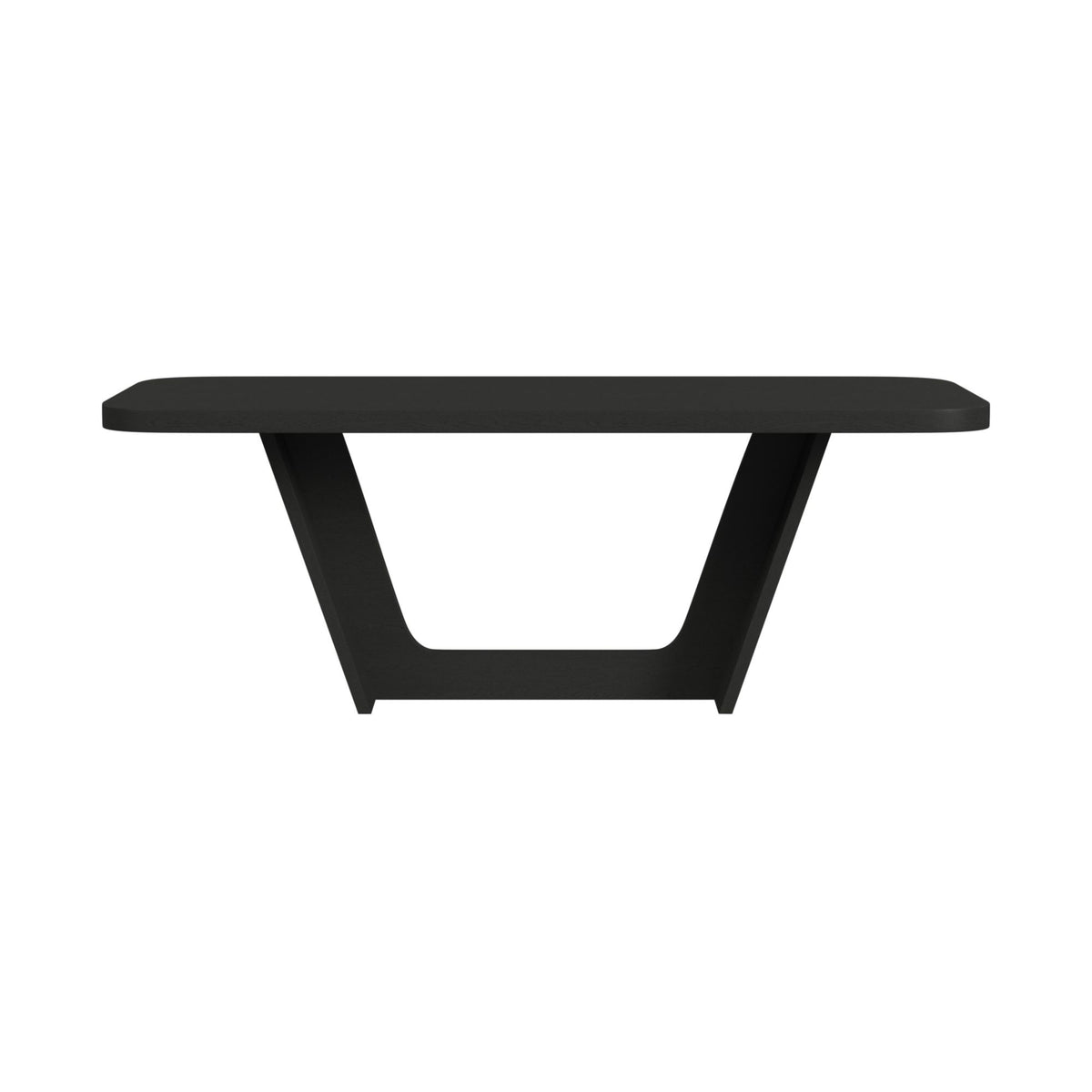 Ridgemont Rectangular Dining Table in Black with Grain - Jack’s Furniture and More (Laredo, TX)