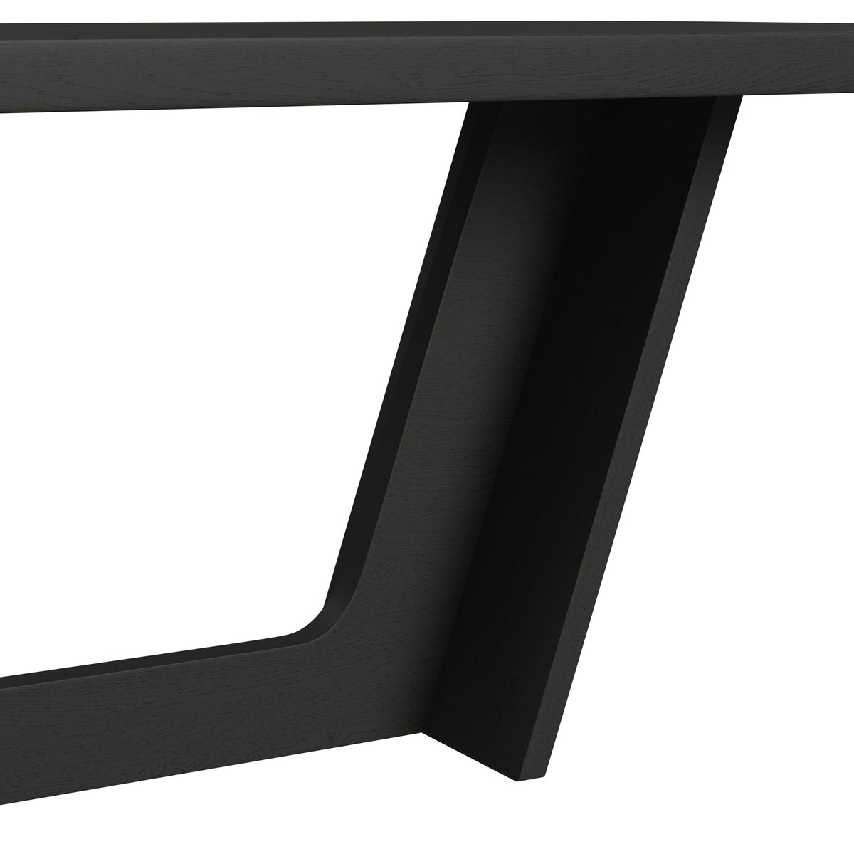Ridgemont Rectangular Dining Table in Black with Grain - Jack’s Furniture and More (Laredo, TX)