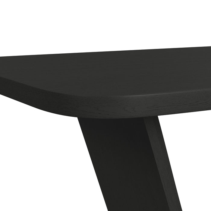 Ridgemont Rectangular Dining Table in Black with Grain - Jack’s Furniture and More (Laredo, TX)