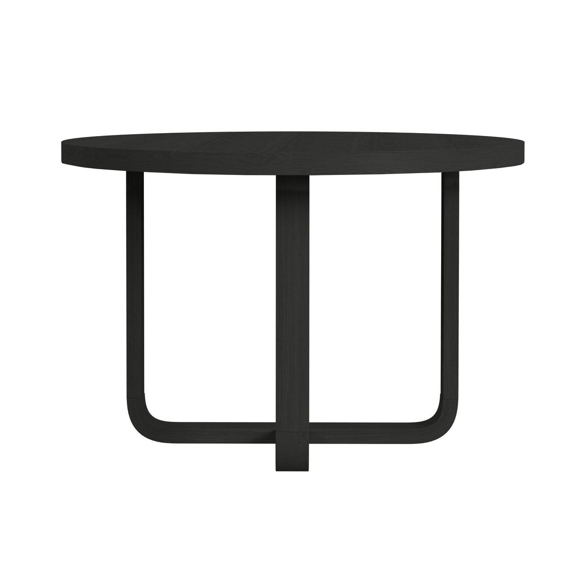 Ridgemont Round Dining Table in Black with Grain - Jack’s Furniture and More (Laredo, TX)