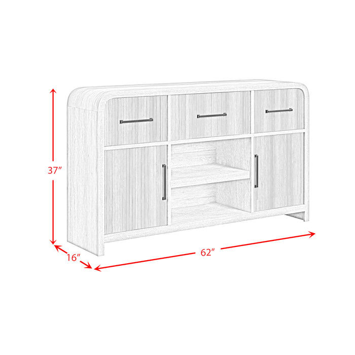 Ridgemont Server in Natural - Jack’s Furniture and More (Laredo, TX)