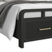 Ridgemont Storage Bed in Black with Grain - Jack’s Furniture and More (Laredo, TX)