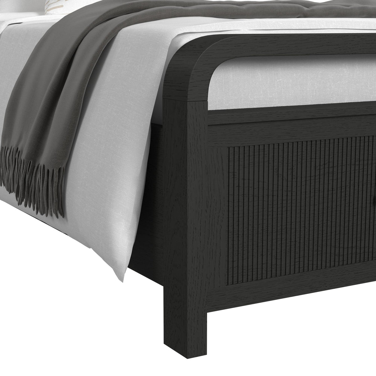 Ridgemont Storage Bedroom Set in Black with Grain - Jack’s Furniture and More (Laredo, TX)