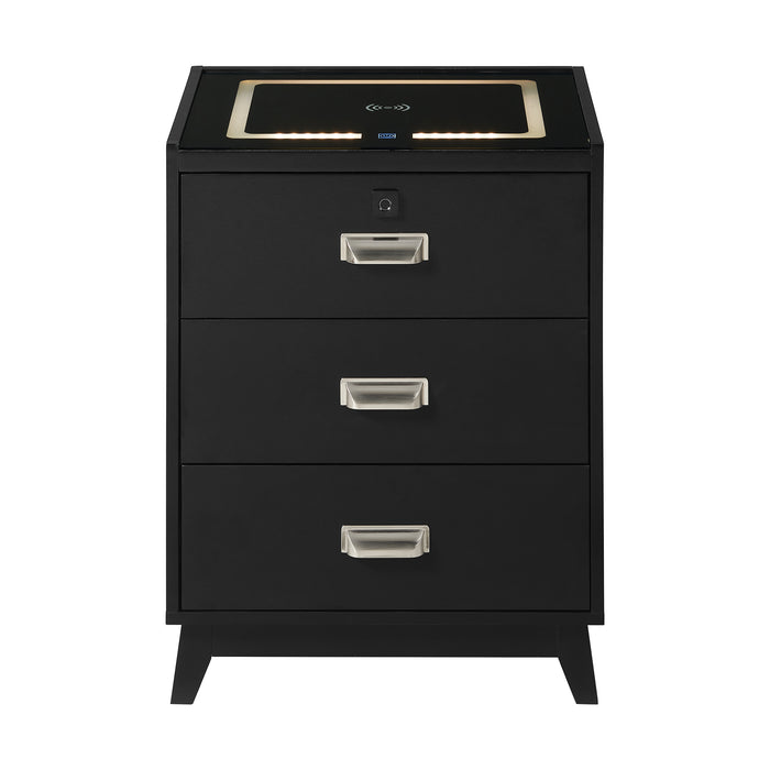 Rio Nightstand with Electronic Features - Jack’s Furniture and More (Laredo, TX)