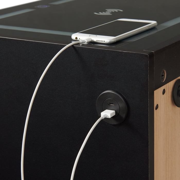 Rio Nightstand with Electronic Features - Jack’s Furniture and More (Laredo, TX)