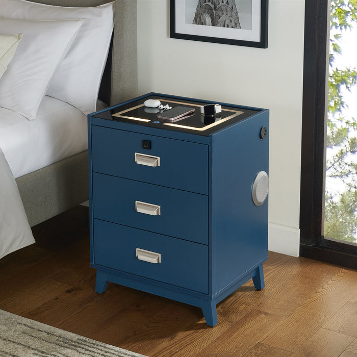 Rio Nightstand with Electronic Features - Jack’s Furniture and More (Laredo, TX)