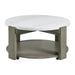 Rosamel Round Coffee Table in Ash Brown - Jack’s Furniture and More (Laredo, TX)