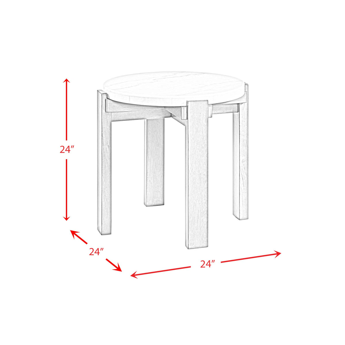 Rosamel 2PC Occasional Table Set-Coffee Table & End Table - Jack’s Furniture and More (Laredo, TX)