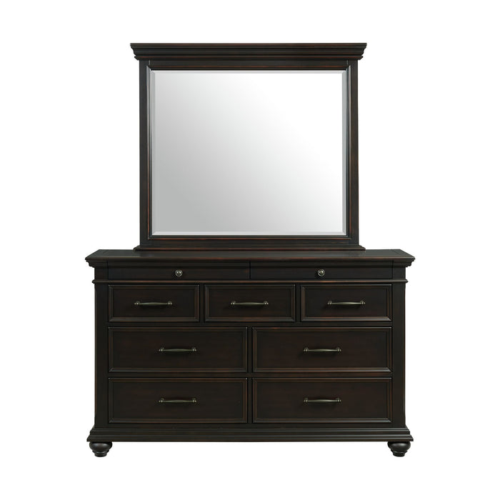 Slater Dresser & Mirror Set Black - Jack’s Furniture and More (Laredo, TX)