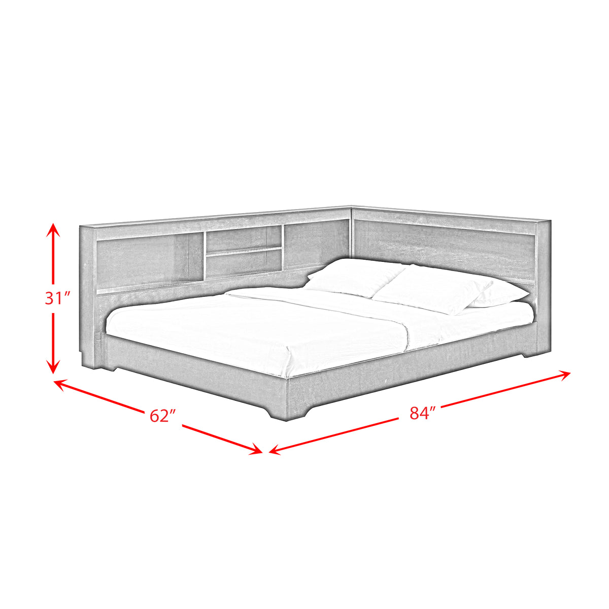 Sami Corner Bed - Jack’s Furniture and More (Laredo, TX)