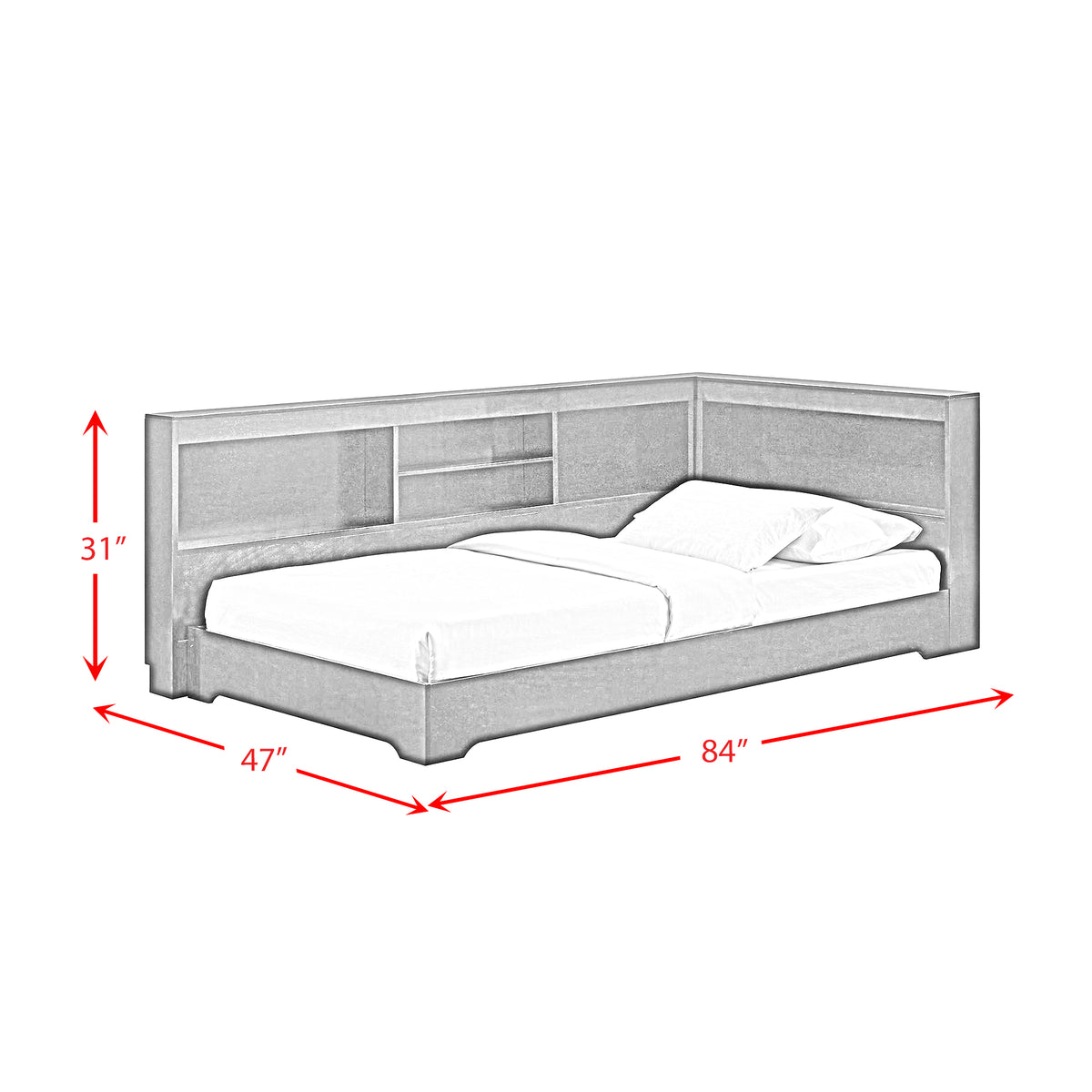 Sami Corner Bed - Jack’s Furniture and More (Laredo, TX)