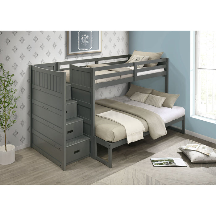 Sami Over Step Bunk with Left HB - Jack’s Furniture and More (Laredo, TX)