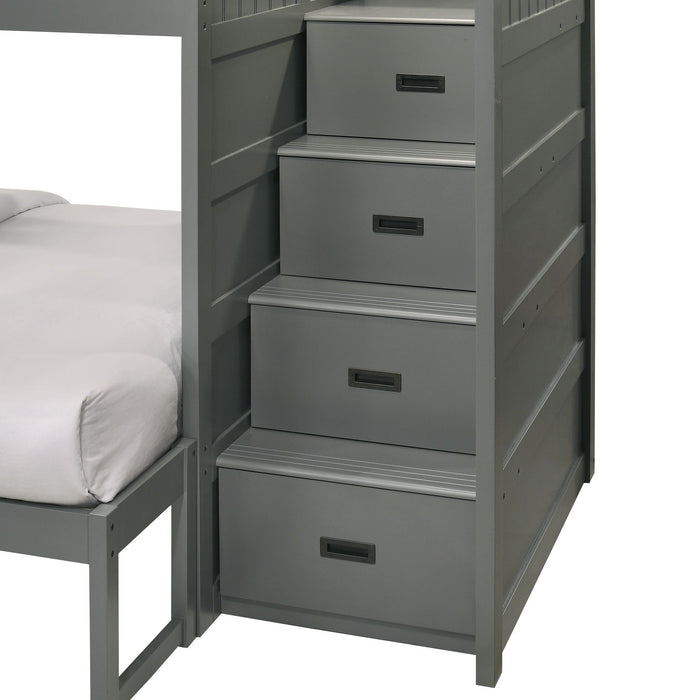 Sami Over Step Bunk with Right HB - Jack’s Furniture and More (Laredo, TX)