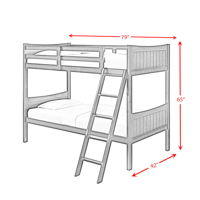 Sami Over Bunk White - Jack’s Furniture and More (Laredo, TX)