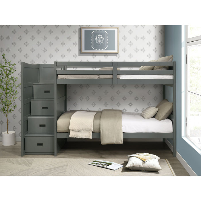 Sami Over Step Bunk with Left HB - Jack’s Furniture and More (Laredo, TX)