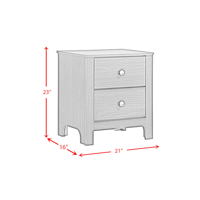 Sami Youth 2-Drawer Nightstand - Jack’s Furniture and More (Laredo, TX)