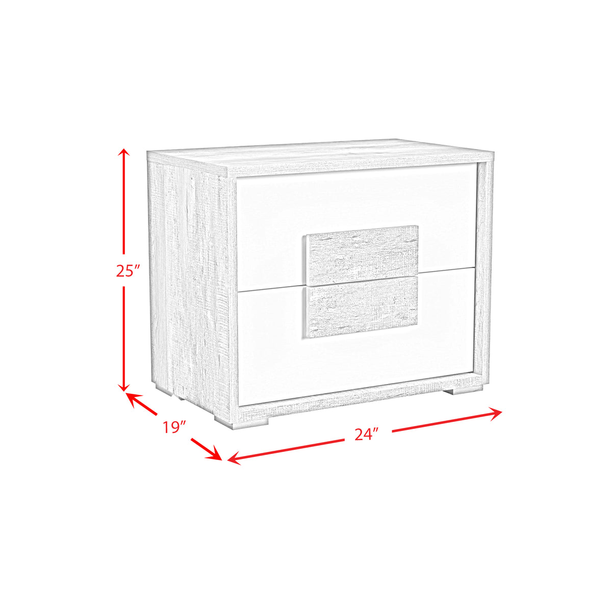 San Matteo Bedroom Set with LED