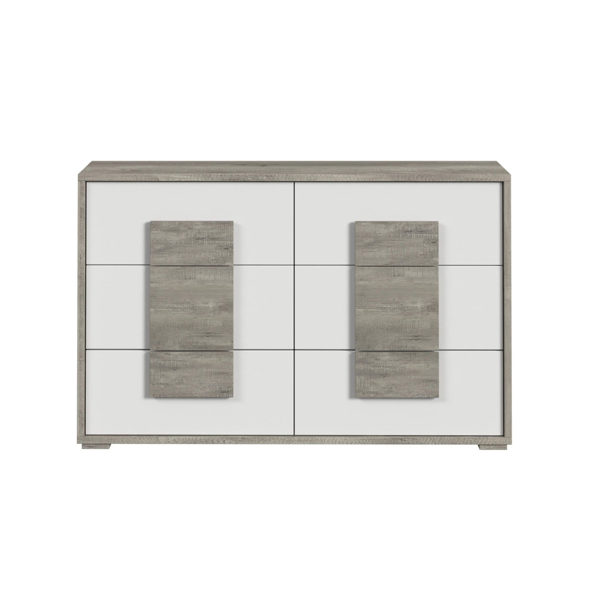 San Matteo 6-Drawer Dresser in Dual Tone - Jack’s Furniture and More (Laredo, TX)